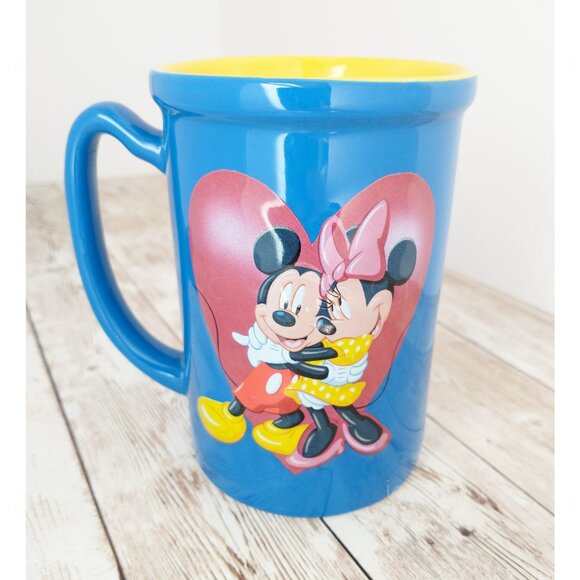 Disney Mickey Minnie Mouse Sweethearts Mug 16oz Coffee Tea Cocoa Cup Collectible - Picture 1 of 13